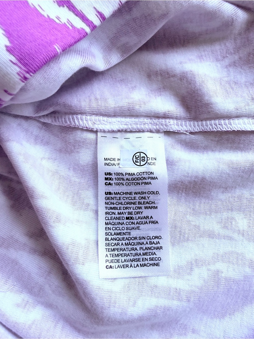 NWT Chico’s 100% Pima T-shirt NWT - Picture 5 of 5